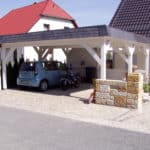 Attika Flachdach Carport