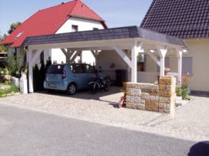 Attika Flachdach Carport