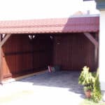 Attika Flachdach Carport