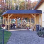 Attika Flachdach Carport