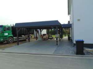 Attika Flachdach Carport
