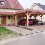 Attika Flachdach Carport