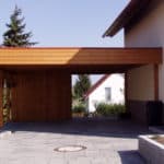 Attika Flachdach Carport