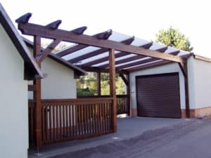 Carport Bedachung durchsichtig