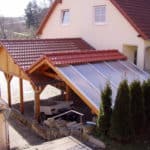 Carport Bedachung durchsichtig