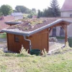 Carport mit Gründach