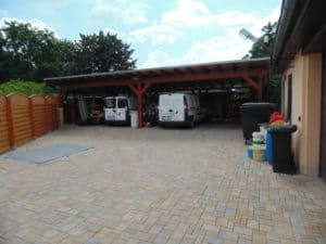 Pultdach Carport