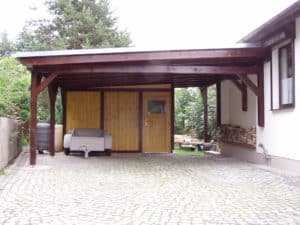 Pultdach Carport