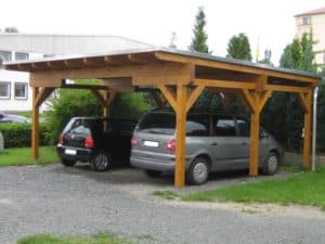 Pultdach Carport