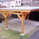 Pultdach Carport