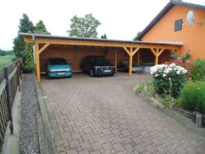 Pultdach Carport
