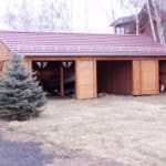 Carport mit Satteldach