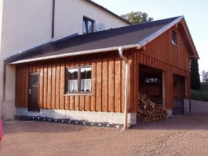 Carport mit Satteldach