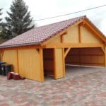 Carport mit Satteldach