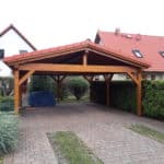 Carport mit Satteldach