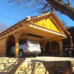 Carport mit Satteldach