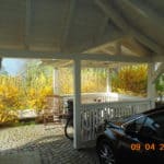 Carport mit Walmdach