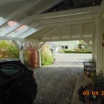 Carport mit Walmdach