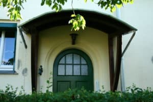 Vordach Tonnendach
